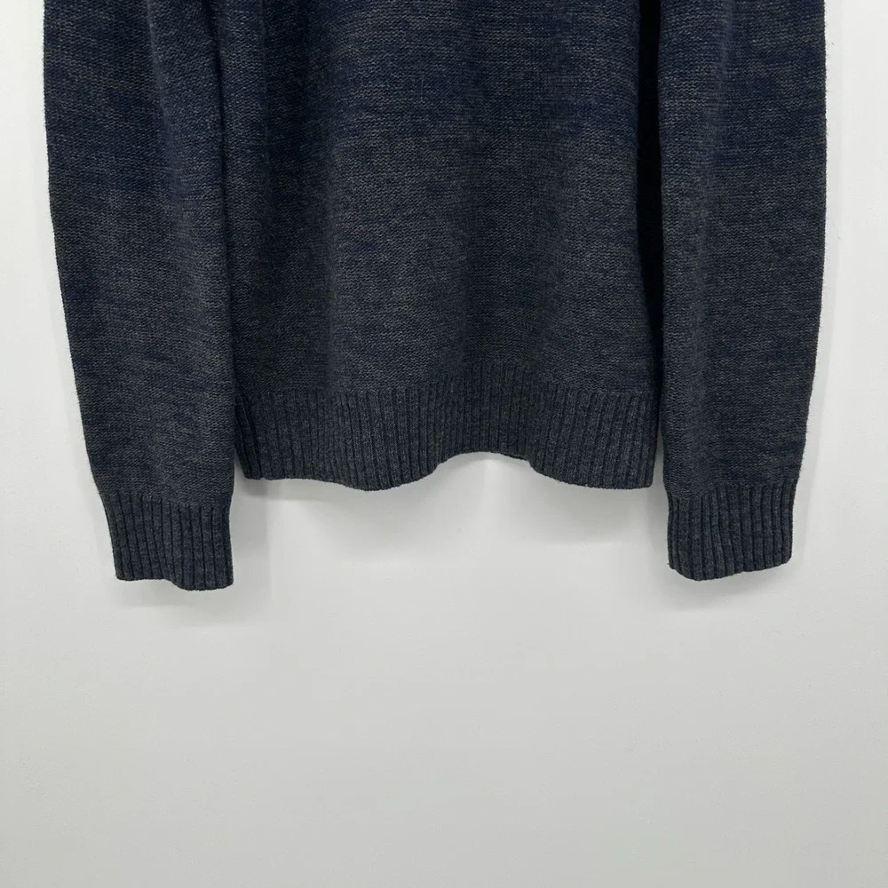 Banana Republic Sweater Mens Large Shawl Collar Pullover Italian Wool Old Money‎